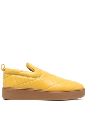 Bottega Veneta quilted slip-on sneakers - Yellow
