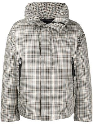 Mackage check-print padded jacket - Brown
