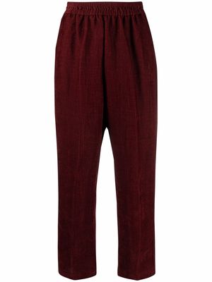 Forte Forte elasticated-waist trousers - Red
