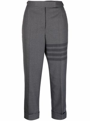Thom Browne 4-Bar cropped trousers - Grey