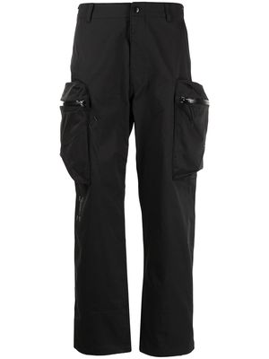 izzue x Neighborhood cargo-pocket straight-leg trousers - Grey