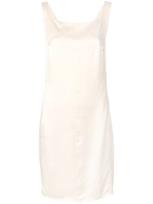 Chanel Pre-Owned 2000s square neck shift dress - Neutrals