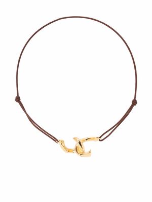 Annelise Michelson Déchainée cord bracelet - Gold