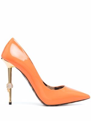 Philipp Plein 125mm Decollete high heels - Orange