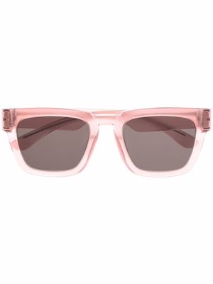 Mykita x Maison Margiela square-frame sunglasses - Pink