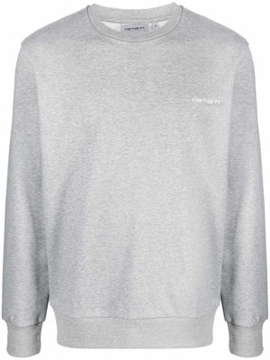 Carhartt WIP embroidered logo jumper - Grey