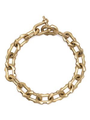 Parts of Four charm chain choker - Gold