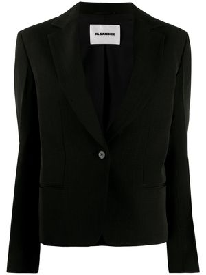 Jil Sander single-breasted blazer - Black