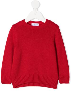 Siola round-neck sweater - Red