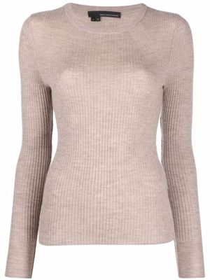 360Cashmere ribbed-knit cashmere jumper - Neutrals
