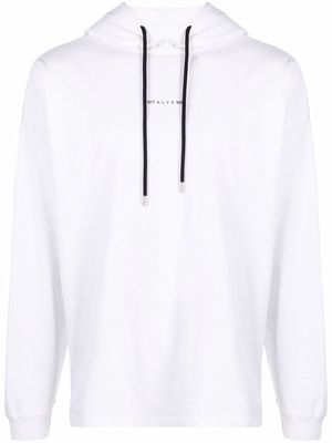 1017 ALYX 9SM logo-print cotton hoodie - White