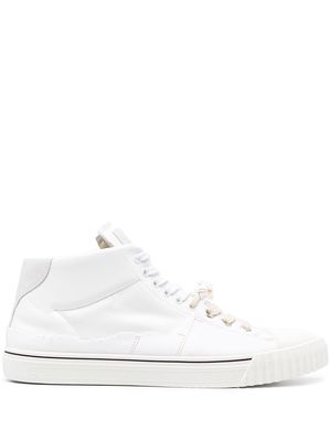 Maison Margiela high-top leather sneakers - White