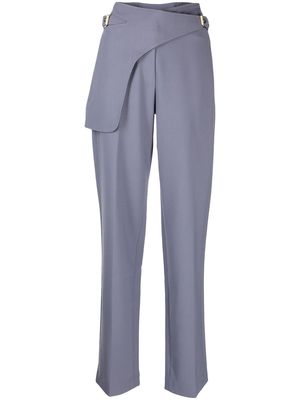 Dion Lee belted saddle trousers - Purple