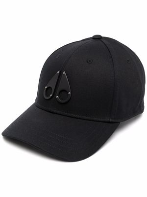 Moose Knuckles logo plaque cap - Black