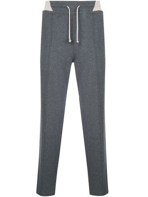 Brunello Cucinelli slim-fit track pants - Grey