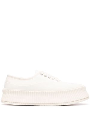 Jil Sander low-top lace-up sneakers - White