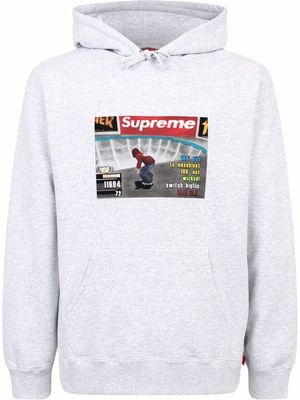 Supreme x Thrasher logo-print hoodie "FW21" - Grey
