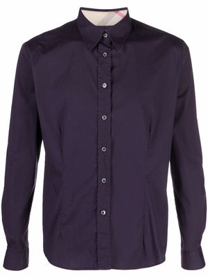 Burberry Pre-Owned 2000s button-up shirt - Purple