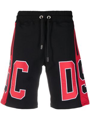 Gcds contrasting side stripe shorts - Black
