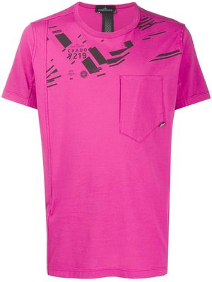 Stone Island Shadow Project printed crew-neck T-shirt - Pink