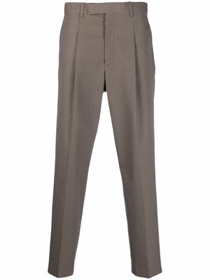 PAUL SMITH check tailored trousers - Neutrals