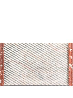 Editions Milano Versi large rectangle tray - Red