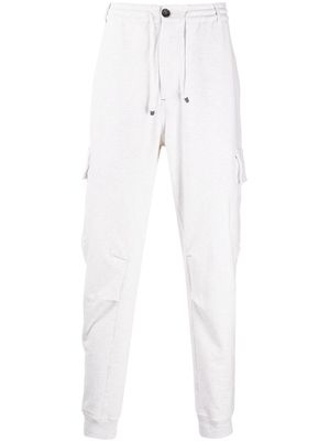 Brunello Cucinelli tapered track pants - White