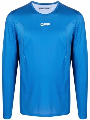 Off-White active long sleeve T-shirt - Blue