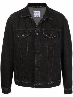 Marcelo Burlon County of Milan Tempera Cross print denim jacket - Black