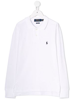 Ralph Lauren Kids Polo Pony polo shirt - White