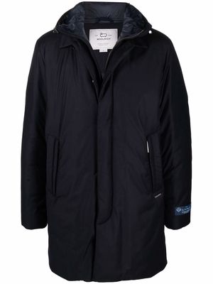 Woolrich Luxury hooded coat - Blue