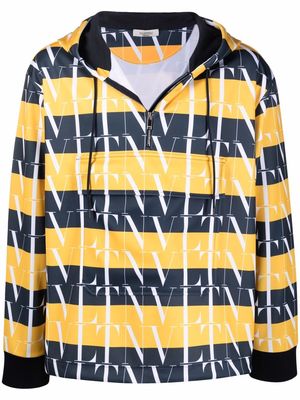 Valentino VLTN TIMES print hoodie - White