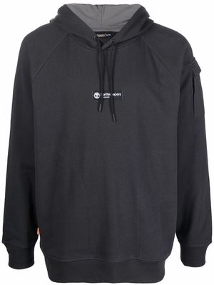 Timberland logo-print pullover hoodie - Grey