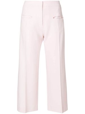 Carven wide leg cropped pants - Pink
