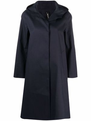 Mackintosh Watten hooded coat - Blue