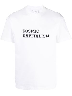 Soulland Cosmic Capitalism organic cotton T-shirt - White
