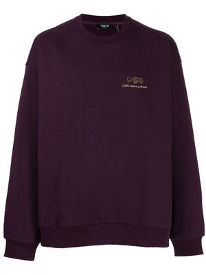 FIVE CM LPM-print jumper - Purple
