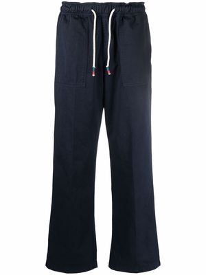 Orlebar Brown straight-leg drawstring trousers - Blue