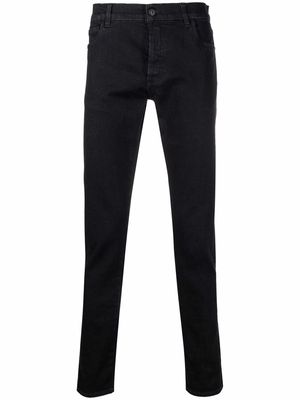 Marcelo Burlon County of Milan low-rise skinny jeans - Black