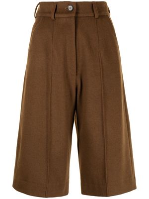 Materiel cropped culotte trousers - Brown