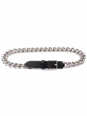 Alexander McQueen chain-link belt - Black