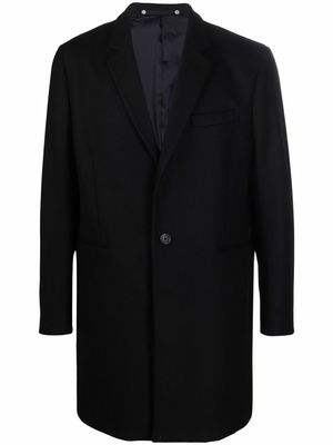 PS Paul Smith single-breasted buttoned-up coat - Black
