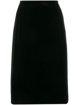 Emanuel Ungaro Pre-Owned 1990s pencil skirt - Black