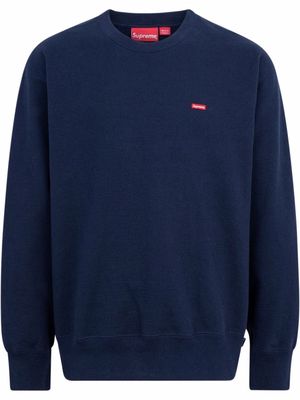 Supreme small box logo crewneck sweatshirt - Blue