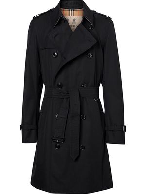 Burberry Chelsea Heritage midi trench coat - Black
