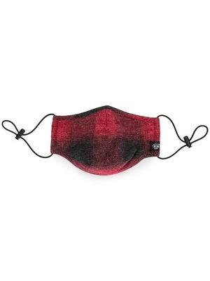 Mostly Heard Rarely Seen two-tone face mask - Red