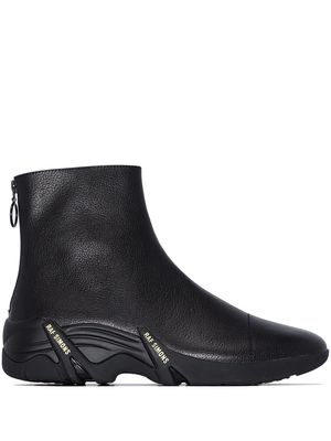 Raf Simons Cyclon leather high-top sneakers - Black