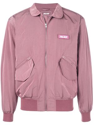 Palace full-zipped bomber jacket - Pink