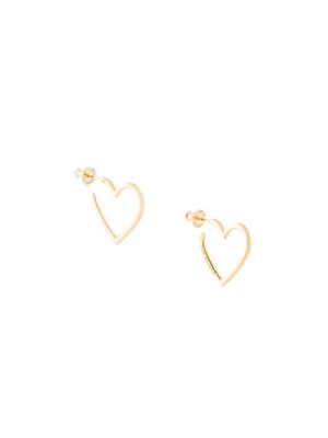 Careering Girls Don't Cry earring - Gold