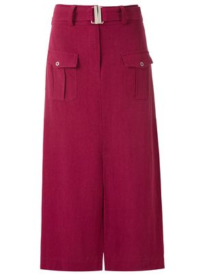 Olympiah Roma belted skirt - Pink